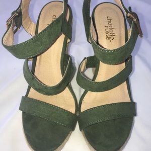 Size 6 green shoes